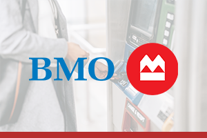 BMO Logo on picture of an ATM