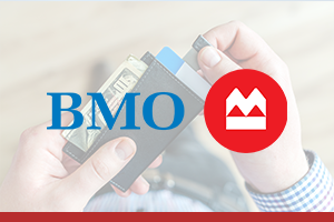 BMO Logo on picture of an wallet