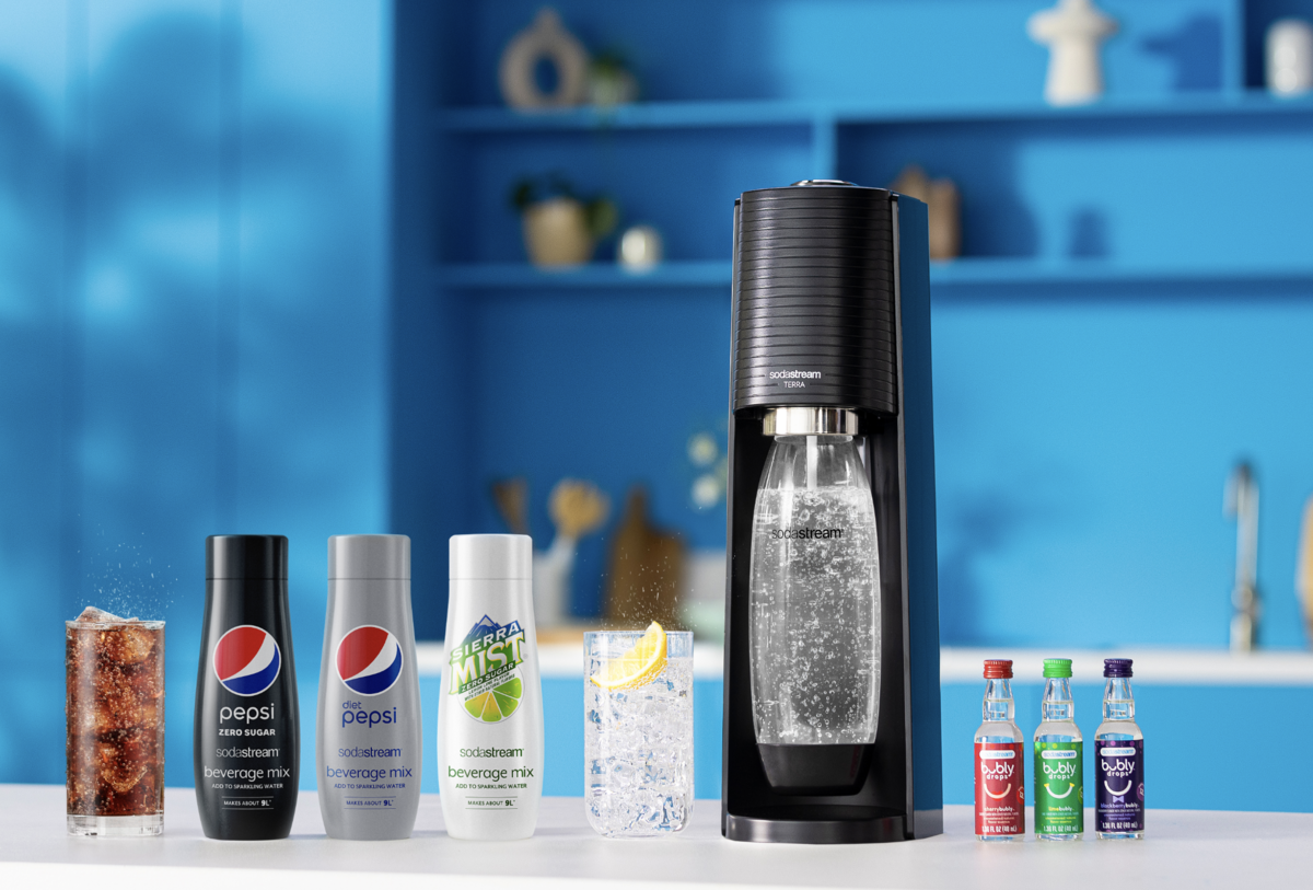 Pepsi Sodastream product display