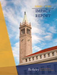 UBPS 2020-2019 Impact Report cover featuring campus Campanile